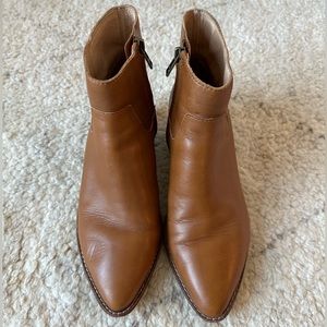 Madewell Ankle Boot | 36.5 | Camel Leather